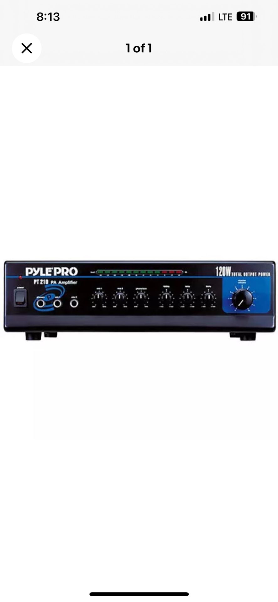 PA AMPLIFIER BY PYLE