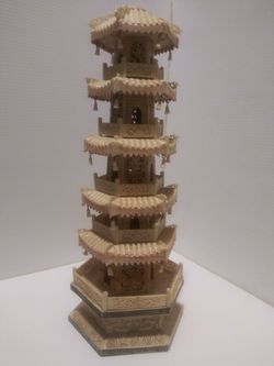 Bone pagoda carving