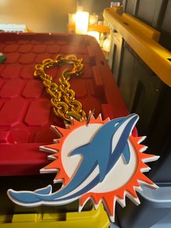 Big Neck Miami Dolphins Chain