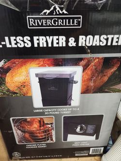 Oliless fryer and roaster
