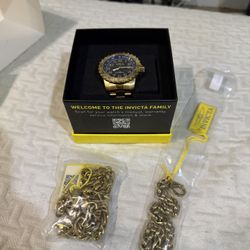 Invicta: Watch, Necklace, Bracelet