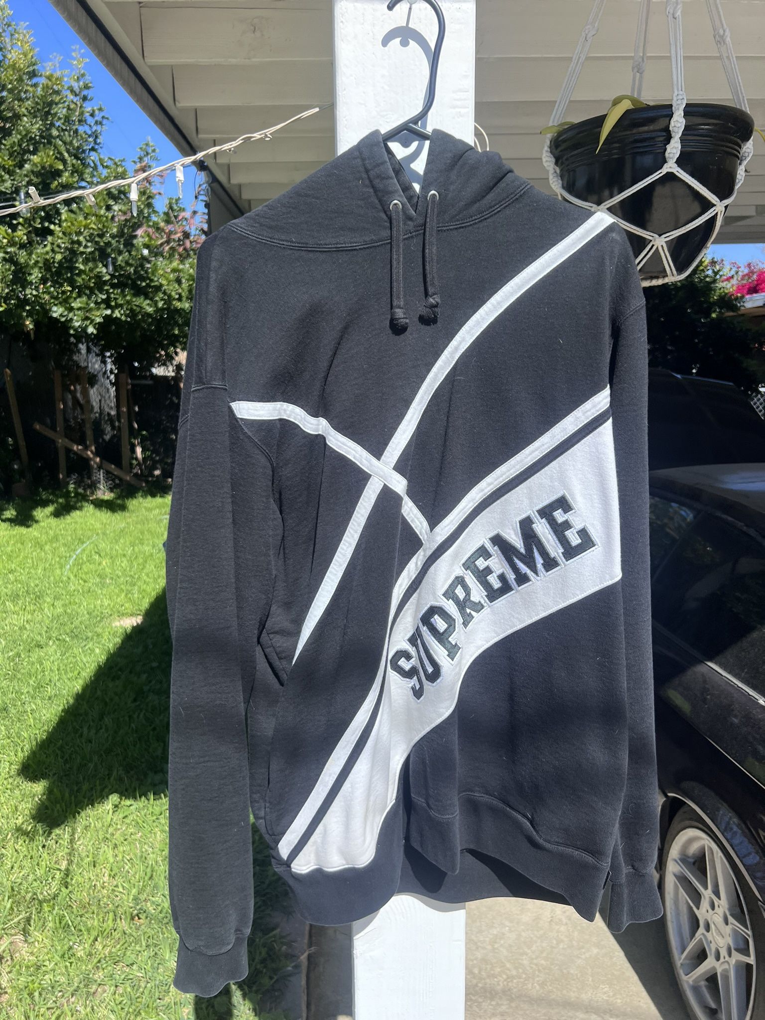 Supreme Split Hoodie Size XL Black