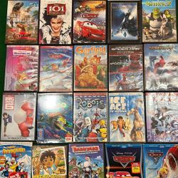 Kids Dvd Blu Ray Lot