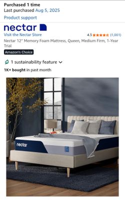 Free Queen bed