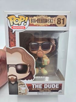 Funko POP! The Big Lebowski The Dude #81 (Vaulted) New Shelf Wear W/protector