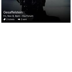 Gesaffelstein Forum Tickets