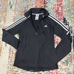 Adidas Quarter Zip Running Sweatshirt 
