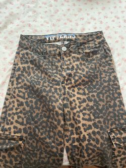 VIP cheetah cargo pants