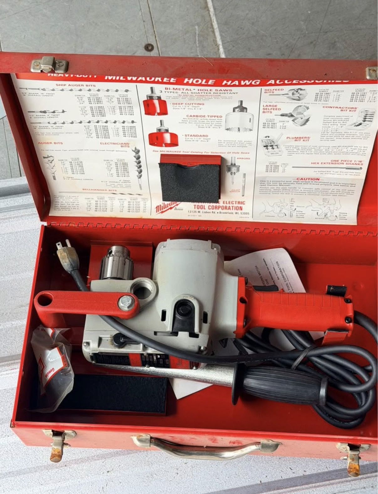 $100 Milwaukee 1/2-in 1200 RPM Hole-Hawg Two-Speed Drill (1675-8)