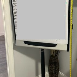 White Portable Board Dry Erase (both Sides Can Be Used)