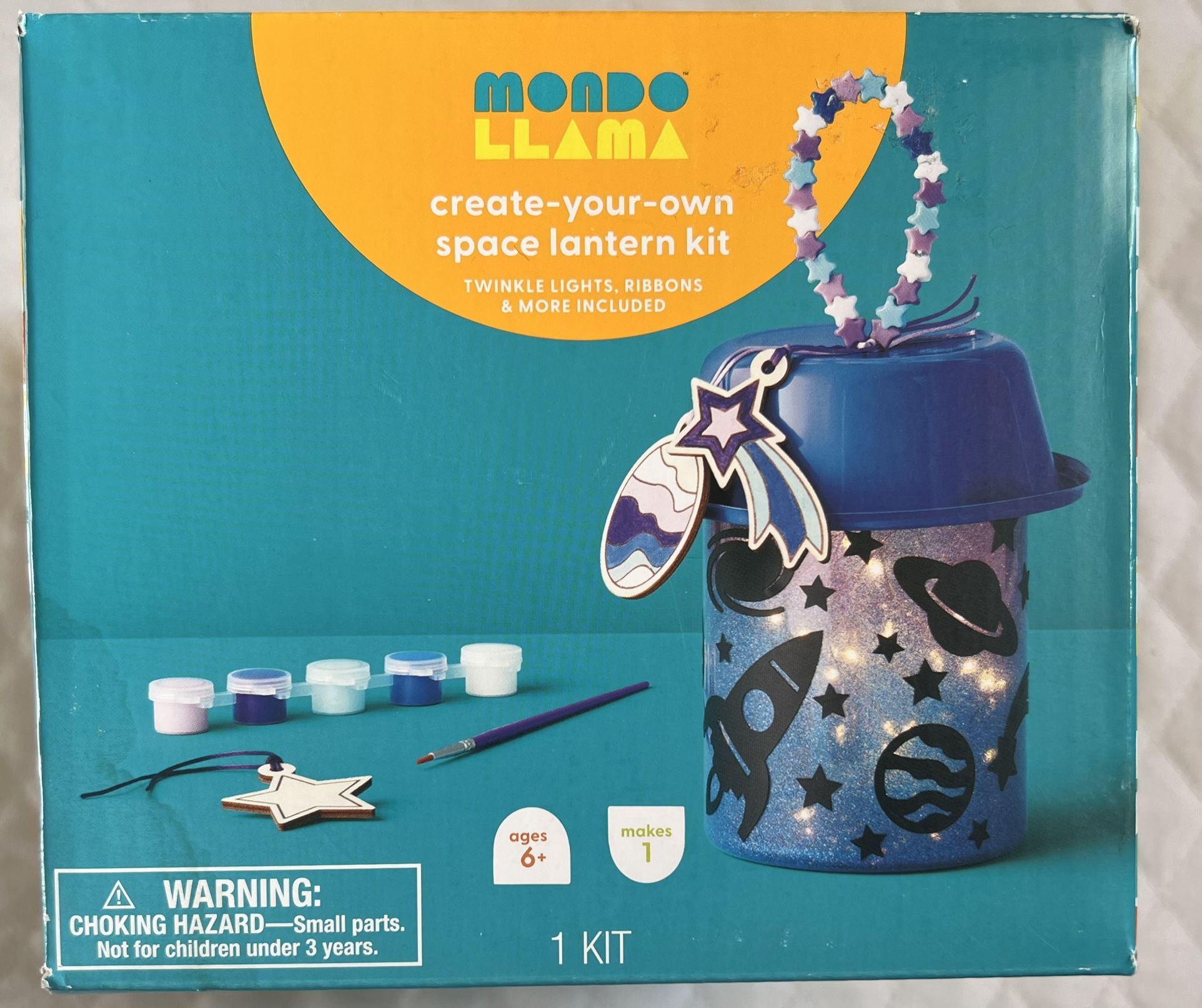Mondo Llama Create Your Own Space Lantern Kit Kids Toys