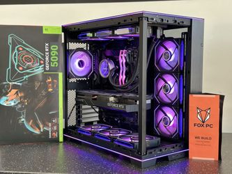 🦊FOX 32 🦊HIGH END GAMING | OFFICE | PC | DESKTOP | RIG🦊 AMD RYZEN 7-9800X3D | 32 GB DDR5 RAM | RTX 5090 (32GB) CARD | 2 TB SSD | WINDWOS 11 