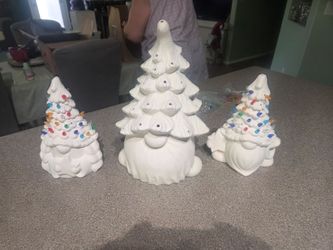 Ceramic  Christmas Gnomes