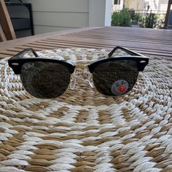 Ray-Ban RB3016 Clubmaster Black Polarized