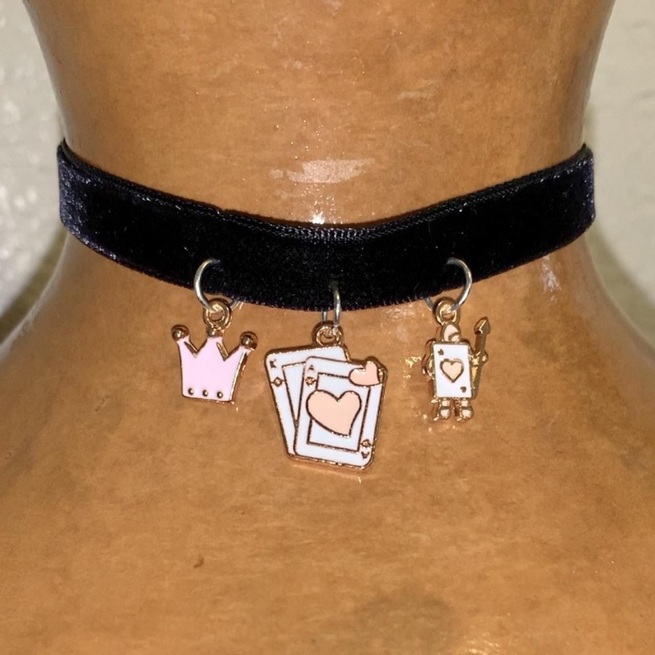3 Charm Alice In Wonderland Disney Inspired Choker