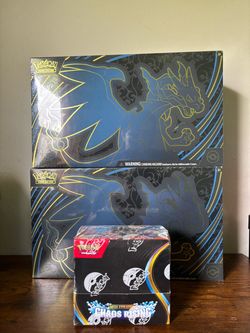 Mega Charizard ex UPCs and Chaos Rising Booster Box