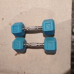 2 10 Lb Dumbbells 