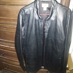 Armani Exchange Men's Leather Jacket 