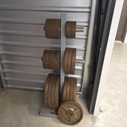 Barbell Weight Set And Bench