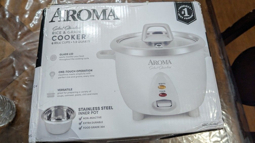 Aroma 6 Cups Electric Rice (Cooker Only)