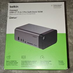 Belkin USB-C Hub, 11-in-1 Pro GaN Dock 150W,