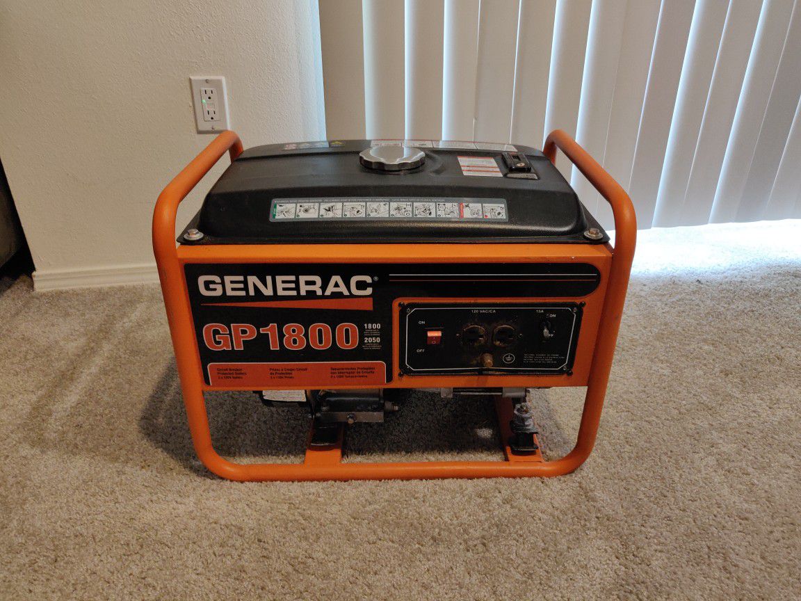 Generac GP1800 Gas Generator
