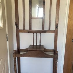 Antique Hall Tree