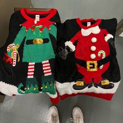 Conjoined Couples Ugly Christmas Sweater