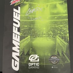 Scump & Crimsix Autograph Poster Optic Gaming