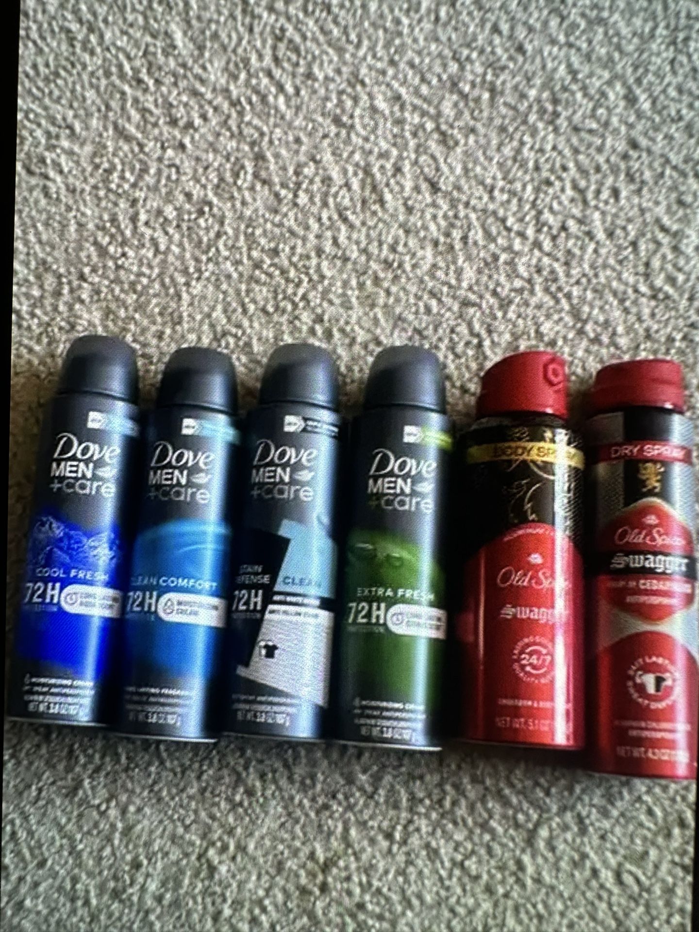 Dove Men+Care and Old Spice Deodorants $6 each