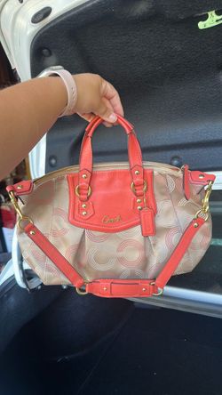 Coach Signature Satchel with Crossbody Strap