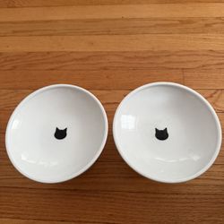 Necoichi Extra Wide Ceramic Cat Bowl