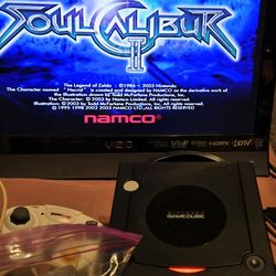 GameCube With Accessories And Games And 2 Controllers