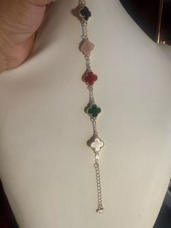 Clover bracelet multicolor