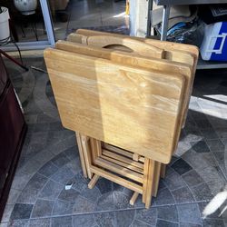 5-Piece Snack dinner tv Table Set