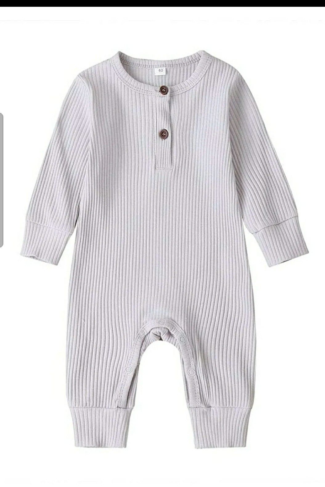 Baby Solid Color Romper Pajama