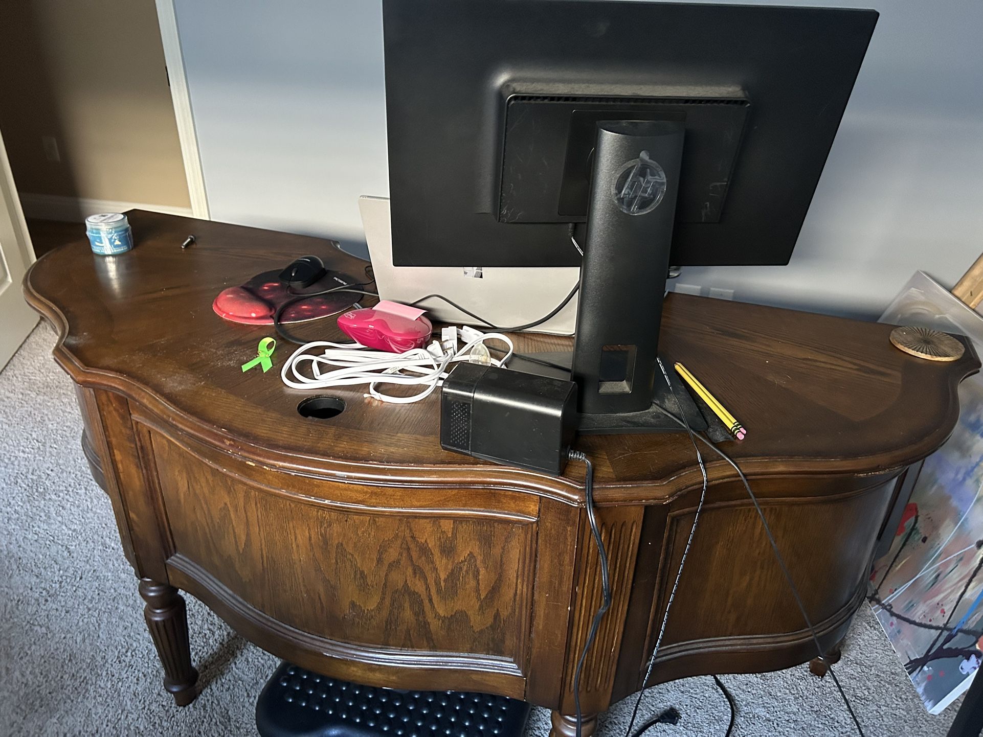 Beautiful Half Moon Desk