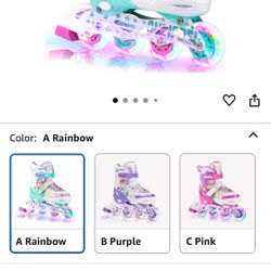 Girls Adjustable skates 