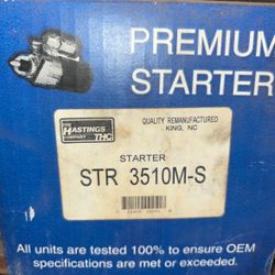 Remanufactured Premium Starter STR 3510M-S – Brand New in Box