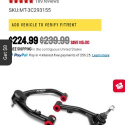 Upper Control Arm For 2"-4" Lift 2007-2018 Chevy Silverado GMC Sierra 1500