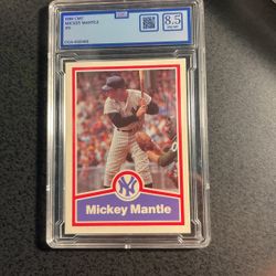 Mickey Mantle 1989 CMC Card -Graded 8.5