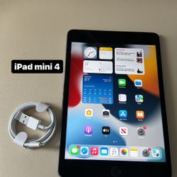 iPad Mini 4. Like New And Unlocked! Wifi And Cellular! 