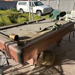 Free Used Pool Table