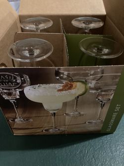 Margarita Set Lovely 8pc Glasses