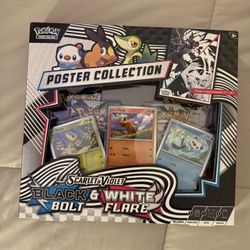 Unova Poster collection Black bolt & white Flare 