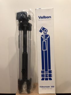 Velbon- videomate 300 lightweight video tripod ( NEW)
