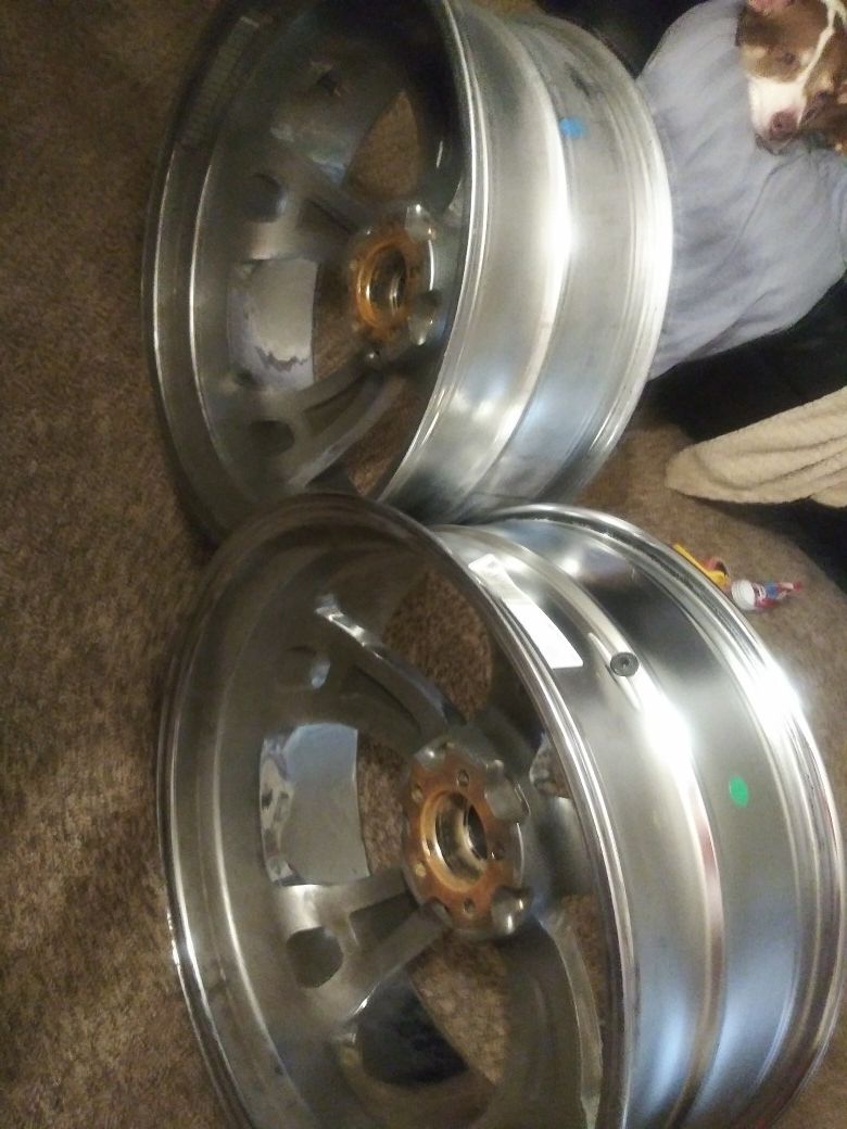 22/9 chrome Rims must pick up have only 2