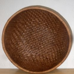 Vintage Winnowing Basket 11”
