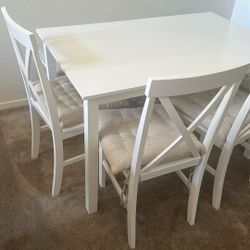 Dining Table With Chairs And A Bench