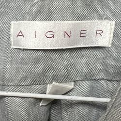 ETIENNE AIGNER MENS BUTTON DOWN DRESS SHIRT Gray SIZE 16 34/35